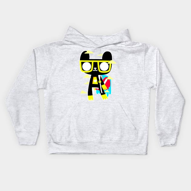 Blacky Boy RARA 425 Kids Hoodie by chachazart